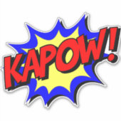 Kapow! Retro Comic Sticker Blast (Voorkant)