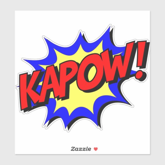 Kapow! Retro Comic Sticker Blast (Vel)