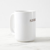 Kappa Chino, conception de Kappa de tasse de café (Devant gauche)