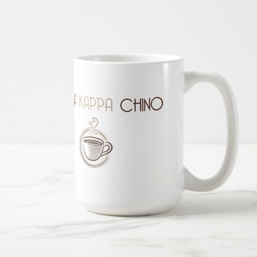 Kappa Chino, conception de Kappa de tasse de café (Droite)