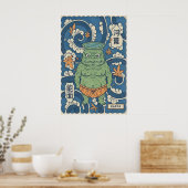 Kappa décoration murale japonaise impression audac (Cuisine)