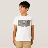 Kappa, Hitotsume-kozo en Oni-Cartoon Yokai T-shirt (Voorkant volledig)