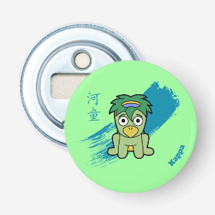 Kappa- Japans Yokai Monster Button Flesopener