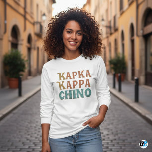 Kappa Kappa Chino Drôle T-Shirt Lover Café