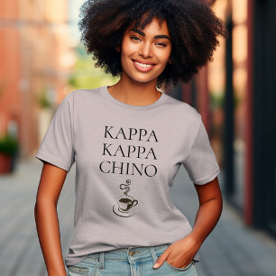 Kappa Kappa Chino Funny Coffee Lover T-shirt