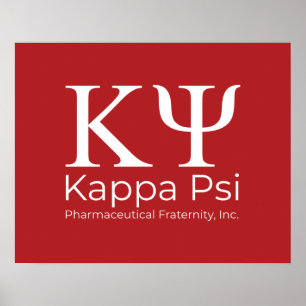 Kappa Psi Farmaceutische Broederschap Poster