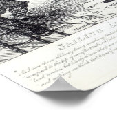 Kappen onder de Hebriden Poster (Hoek)