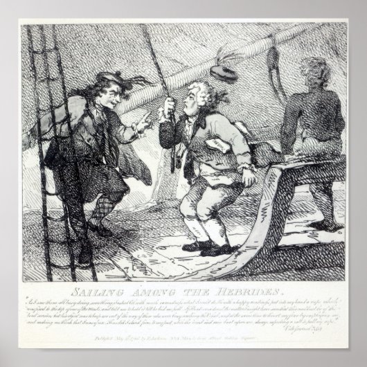 Kappen onder de Hebriden Poster (Voorkant)