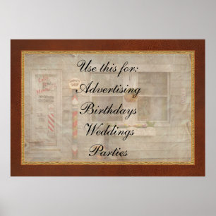 Kapper - Belvidere, NJ - Een gezins-salon Poster