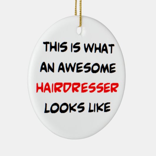 kapper, geweldige keramisch ornament (Rechts)