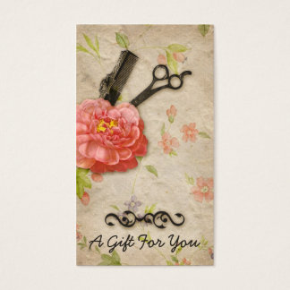 kapper haarstylist kado card certificaat visitekaartjes