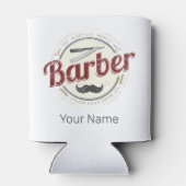 Kapper Hustler Kapper Retro Haarstylist Blikjeskoeler (Achterkant)