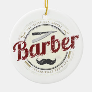 Kapper Hustler Kapper Retro Haarstylist Keramisch Ornament