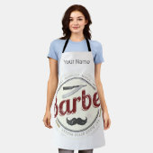Kapper Hustler Kapper Retro Haarstylist Schort (Gedragen)
