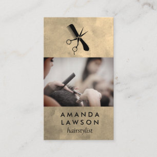 kapper   Kamschaar Logo Visitekaartje