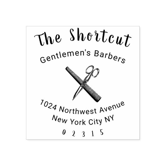 Kapper, kapper 	rubberstempel (Afrduk)