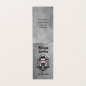 kapper | kapper visitekaartjes (Buitenkant ongevouwen)