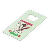 Kapper Kerst Squad Haar Salon Grappig Kredietkaart Flessenopener (Voorkant Gekanteld)