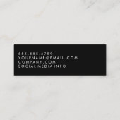 kapper mini visitekaartje (Achterkant)