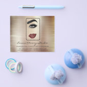 Kapper prijslijst Roos Lash Brow Make-up Lips Flyer (Enkel)