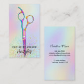 kapper schaar logo visitekaartje (Voorkant / Achterkant)