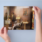 Kapper - Souterrain kapperszaak Flyer (Hand)