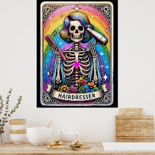 Kapper Tarot Kaart Collectie Poster