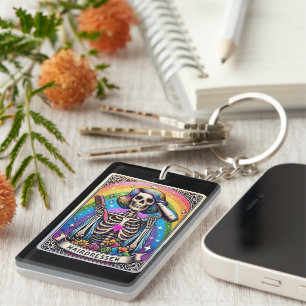 Kapper Tarot Kaart Collectie Sleutelhanger
