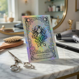 Kapper Visagist Holografisch Visitekaartje