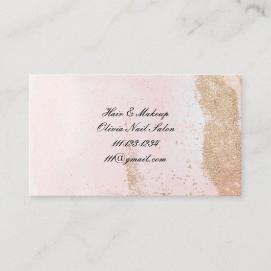 Kapper visitekaartje (Voorkant)