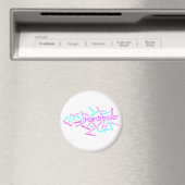Kapper Word Cloud Magnet Magneet (Insitu (Vaatwasser))
