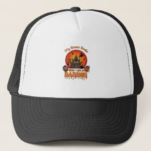 Kappersbezem Brak Halloween Pompoen Kniptang Huive Trucker Pet