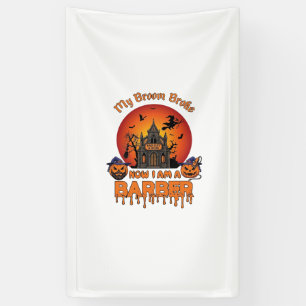 Kappersbezem Gebroken Halloween Pompoen Kniptang H Spandoek