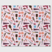 kapperseenheid KIT naadloos patroon Cadeaupapier (Vlak)