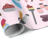 kapperseenheid KIT naadloos patroon Cadeaupapier (Rol Hoek)