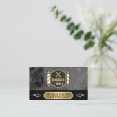 Kappersschaar | Kapperpaal Visitekaartje (Staand voorkant)