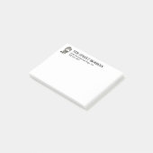  kappersschedel Logo  Post-it® Notes (Schuin)