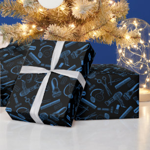 Kapperszaak Kapsel Kapsalon Gereedschap Cadeau Cadeaupapier