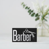 Kapperszaak visitekaartje (Staand voorkant)