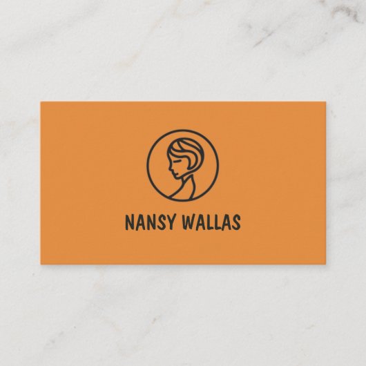 Kappervisitekaartje Visitekaartje (Voorkant)