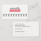 Kapsalon Afsprakenkaartje (Voorkant / Achterkant)