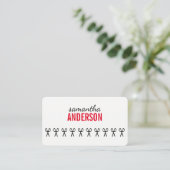 Kapsalon Afsprakenkaartje (Staand voorkant)