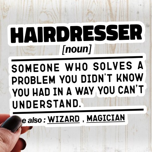 Kapsalon Barbershop Waardering Grappig Sticker