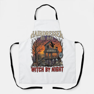 Kapsalon Dag Heks Nacht Halloween Salon Schedels Schort