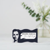 Kapsalon | Dames Schoonheidssalon Visitekaartje (Staand voorkant)