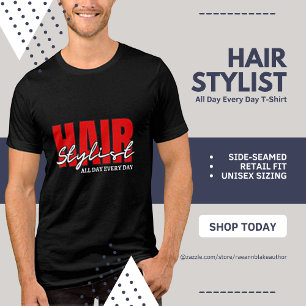 Kapsalon de hele dag, elke dag Tri-Blend T-shirt