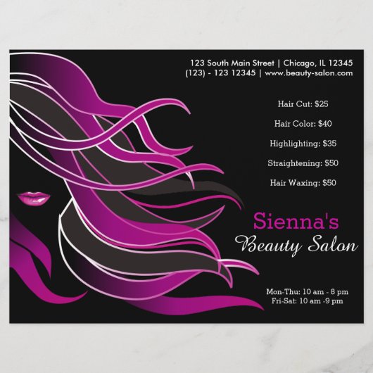 Kapsalon Flyer (Voorkant)