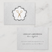 Kapsalon Gouden Schaar Visitekaartje (Voorkant / Achterkant)