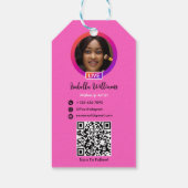 Kapsalon Instagram QR CODE Cadeaulabel (Achterkant)
