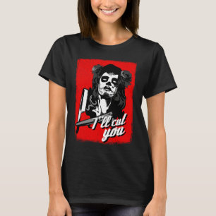 Kapsalon Kapperen Scheermes Suiker Schedel Kapsels T-shirt